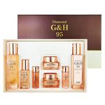 [ANJO] Diamond DG&H 95 Skin Care Set - 95% Galactomyces, Diamond Extract for Radiance, Hyaluronic Acid, Niacinamide, Adenosine & Panthenol-Made in Korea